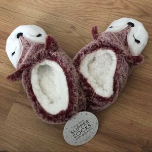 NEW Fox Slipper Socks